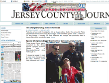 Tablet Screenshot of jerseycountyjournal.com